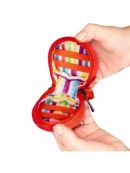 JuJuBe (США) Контейнер для пустышек, футляр, круглая сумочка Paci Pod Неоновая Коралловая - Neon Coral